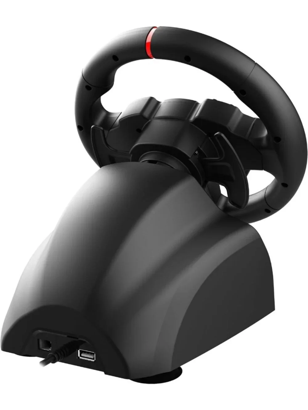 RGB Gaming Steering Wheel with Switch for PS4, Xbox & PC - Racing Accessory